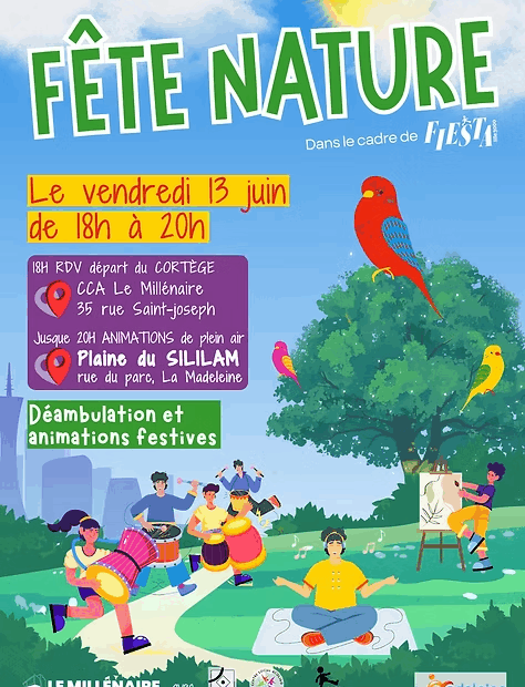 Fête de la nature, vendredi 13 juin 2025, dans le cadre de Lille 3000