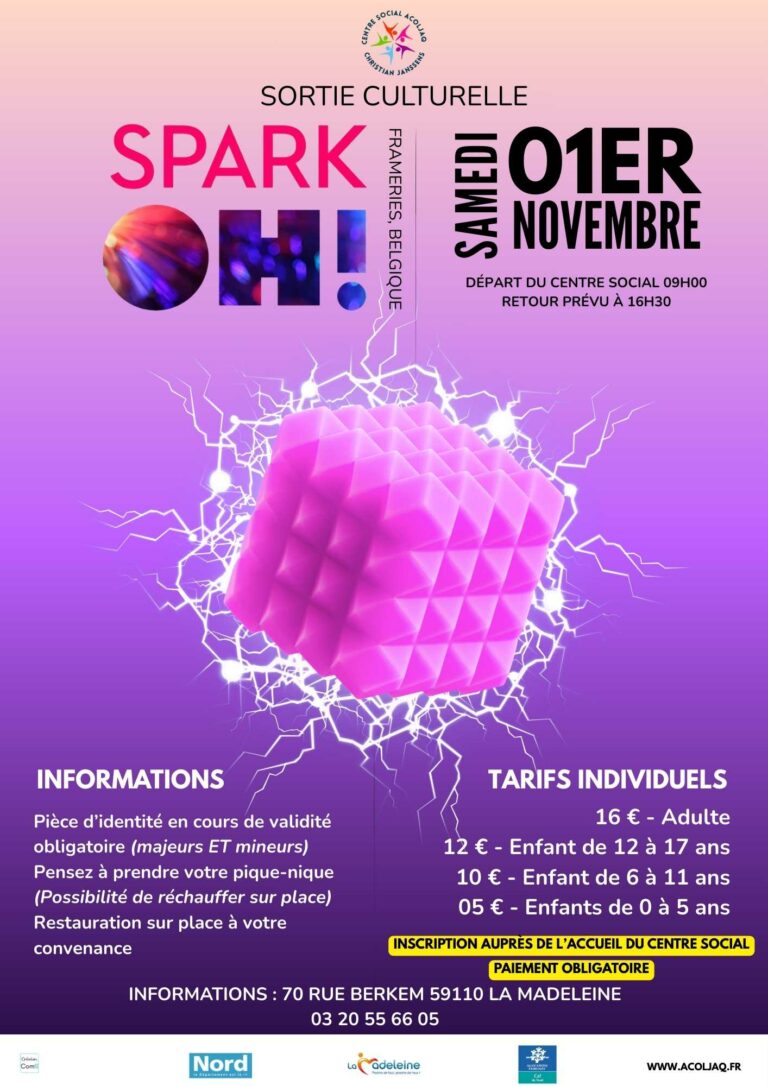 Sortie culturelle du 01 er novembre 2025 à Spark OH