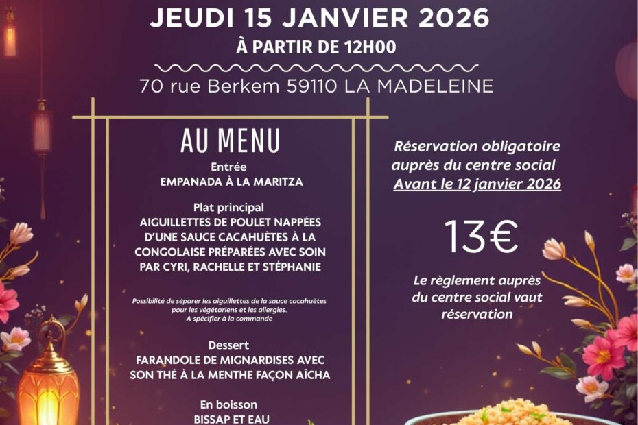 repas du monde du 15 janvier 2026