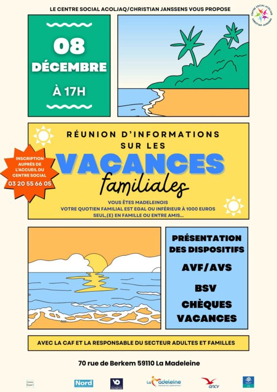 vacances familiales 2026