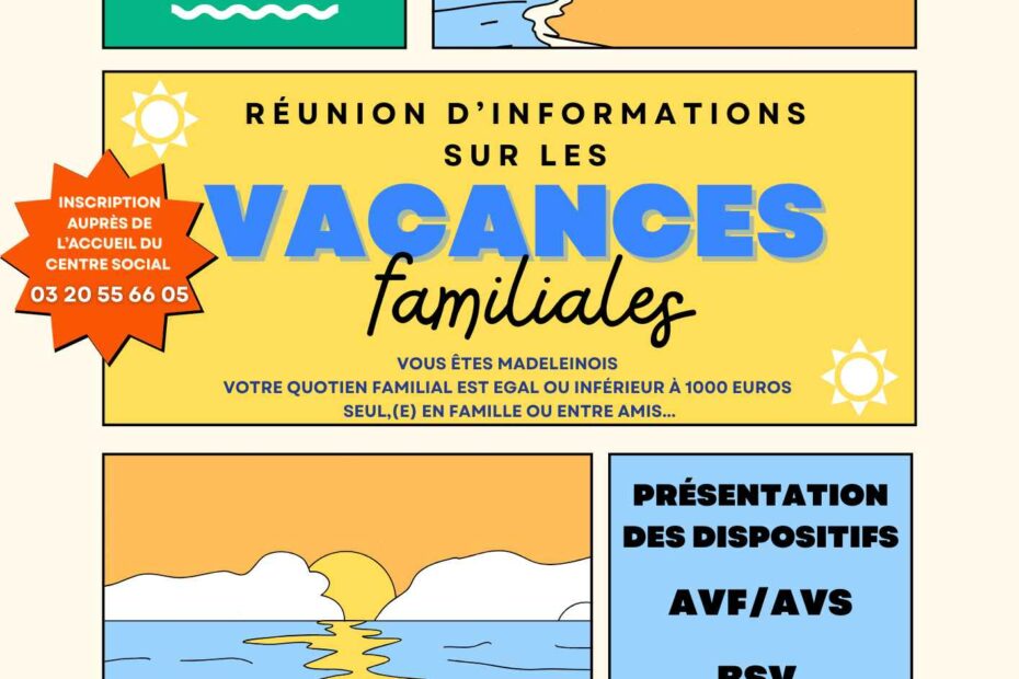 vacances familiales 2026