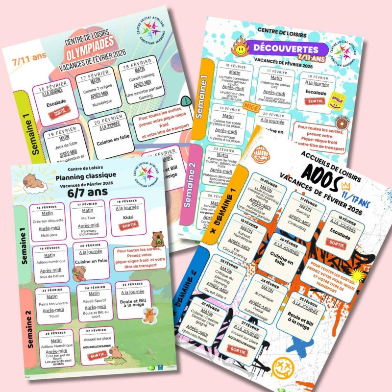 vacances février 2026