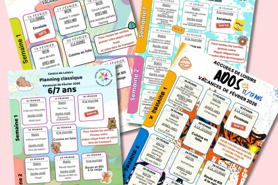 vacances février 2026