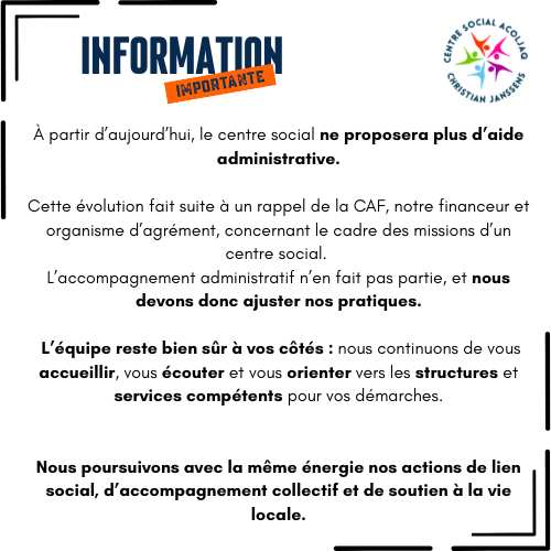 information accompagnement administratif