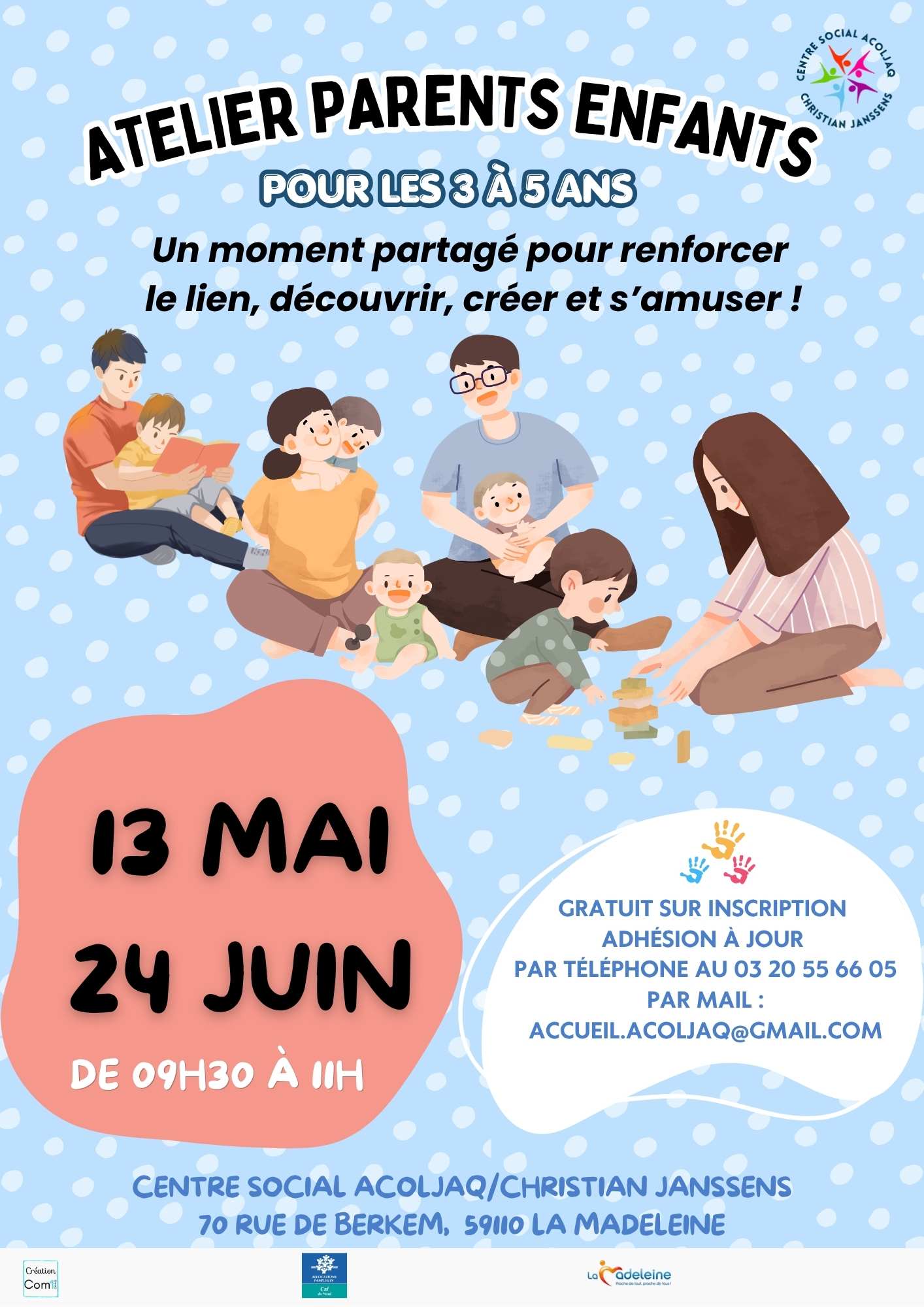 Atelier parents enfants 2026