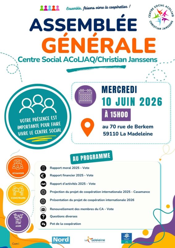 Assemblée Générale 2026 Semaine de la Coopération